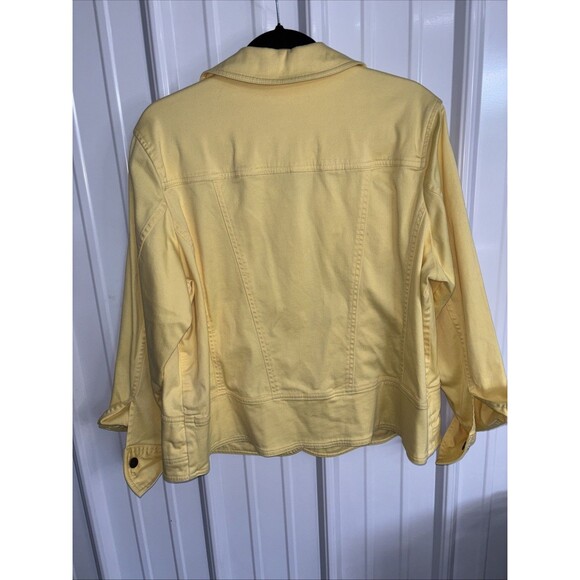 Charter Club Woman Yellow Jacket Size 1X - Picture 3 of 6